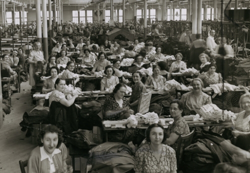 Garment workers in Cleveland 1930s